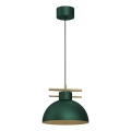 Suspension filaire ESTATE 1xE27/15W/230V vert