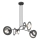 Suspension filaire EUFORIA 4xE27/15W/230V noir