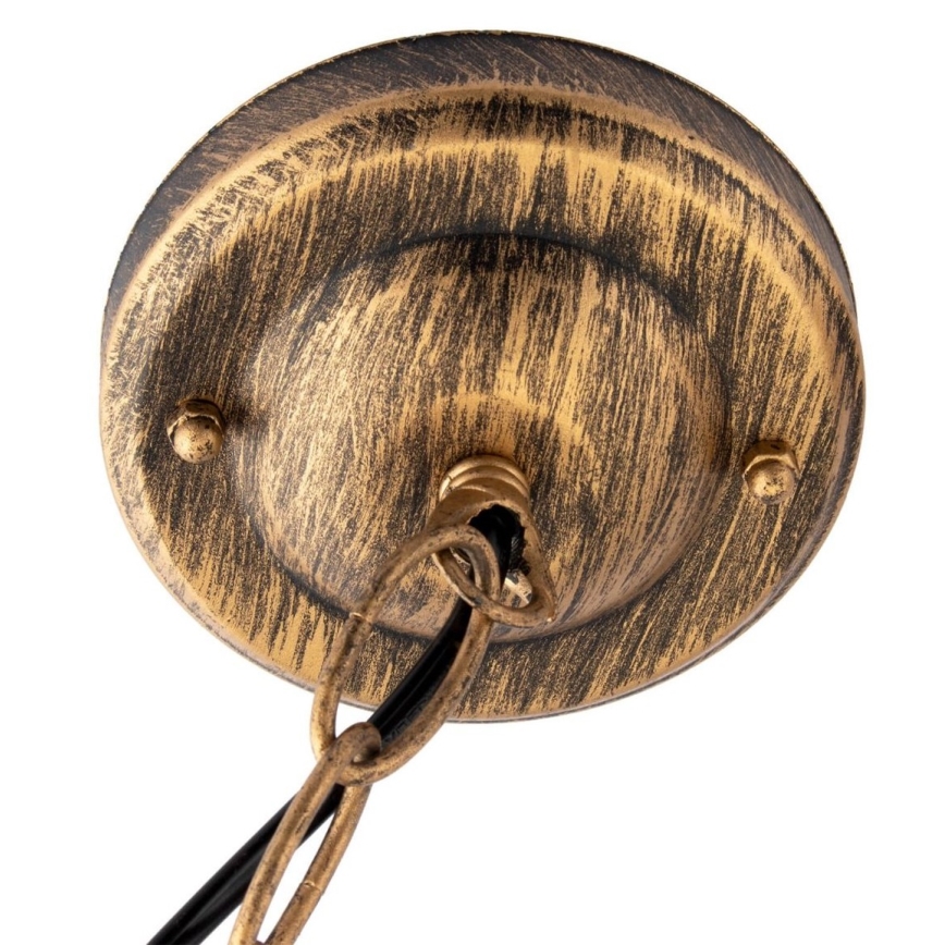 Suspension filaire extérieur 1xE27/60W/230V doré IP44