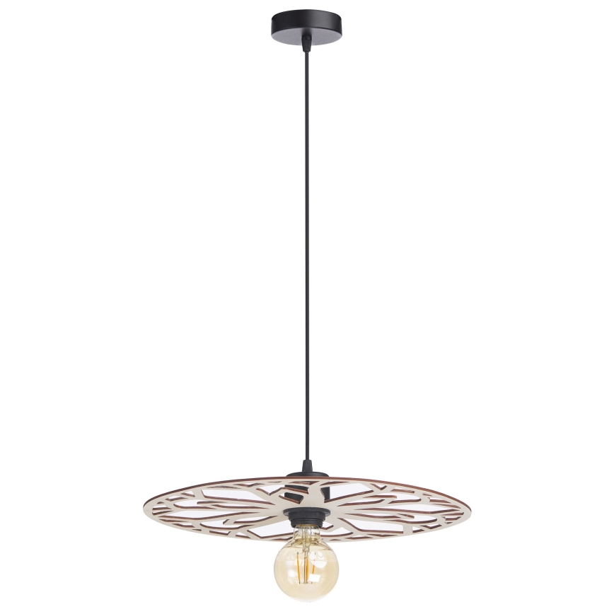 Suspension filaire FALCO 1xE27/60W/230V d. 40 cm beige