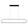 Suspension filaire FRAME LED/42W/230V noir