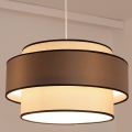Suspension filaire GRACE 1xE27/60W/230V crème/marron