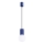 Suspension filaire HALO 1xG9/8W/230V d. 12 cm bleu
