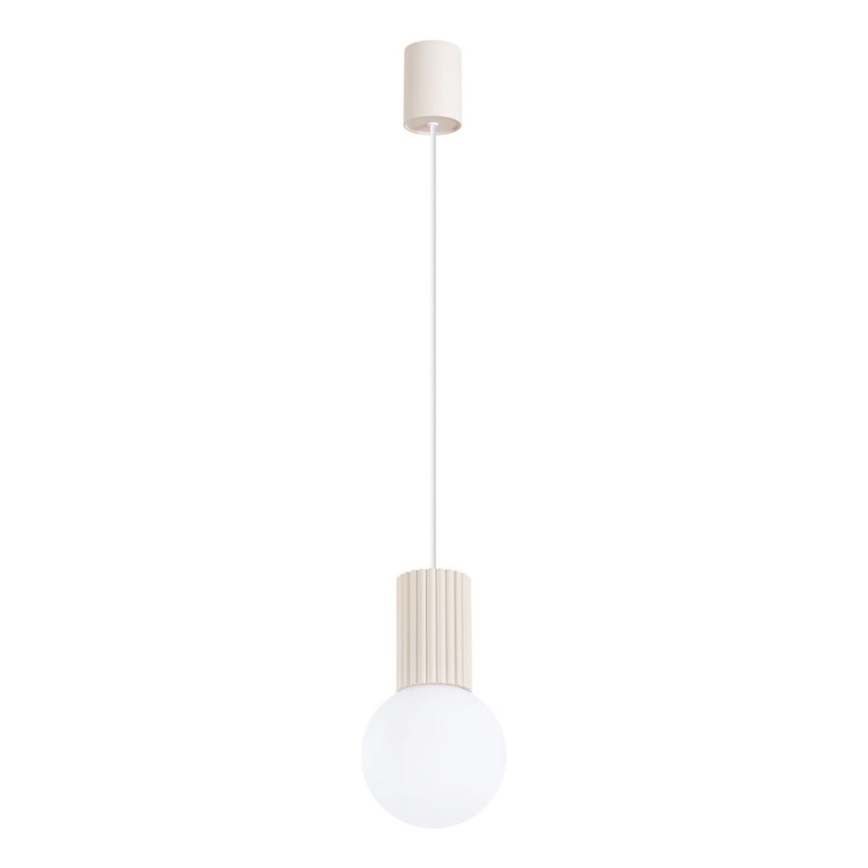 Suspension filaire HALO 1xG9/8W/230V d. 12 cm crème