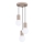 Suspension filaire HALO 3xG9/8W/230V d. 25 cm beige