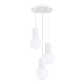 Suspension filaire HALO 3xG9/8W/230V d. 25 cm blanc