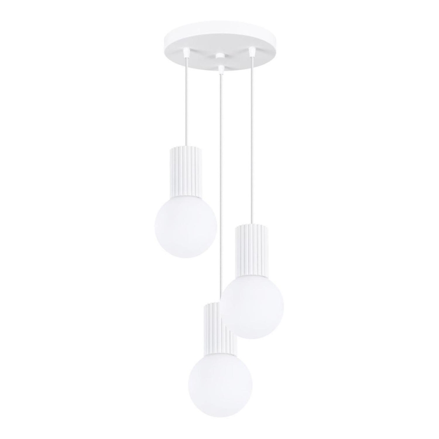 Suspension filaire HALO 3xG9/8W/230V d. 25 cm blanc
