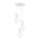 Suspension filaire HALO 3xG9/8W/230V d. 25 cm blanc