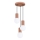 Suspension filaire HALO 3xG9/8W/230V d. 25 cm marron