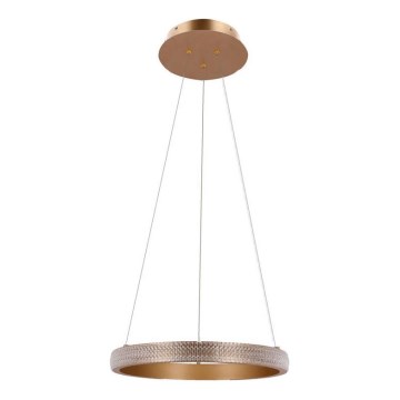 Suspension filaire HASHIM LED/22W/230V d. 40 cm cuivre
