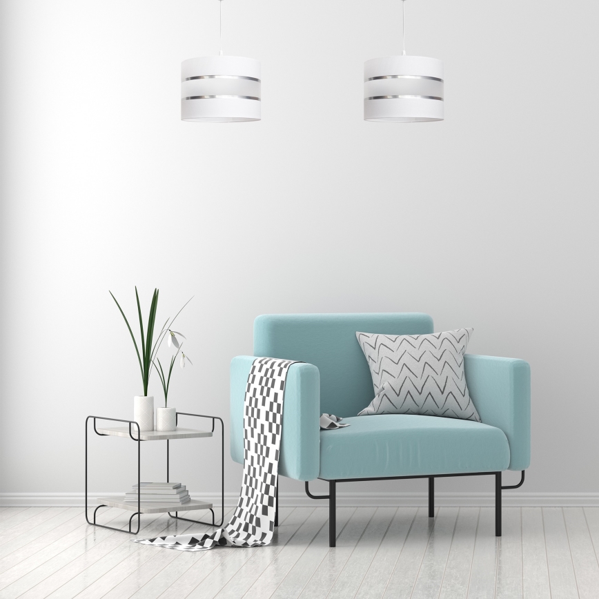 Suspension filaire HELEN 1xE27/15W/230V blanche