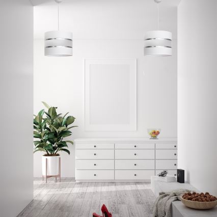 Suspension filaire HELEN 1xE27/15W/230V blanche