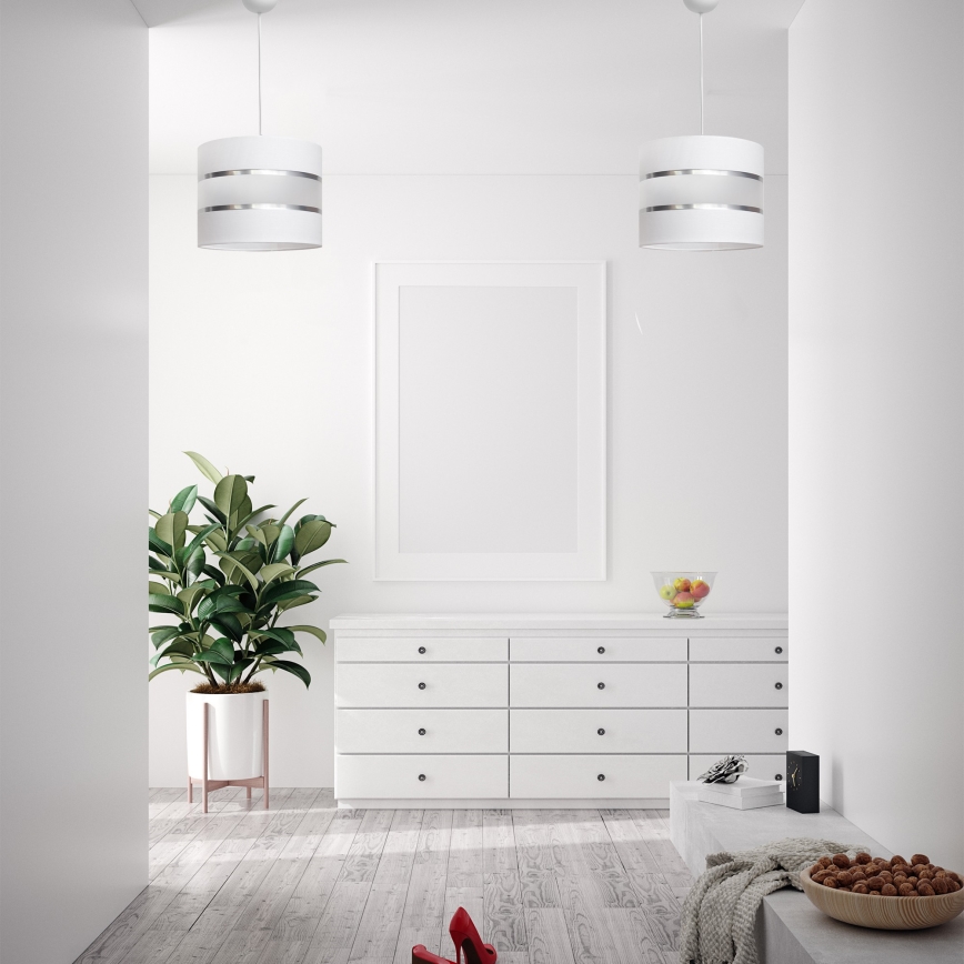 Suspension filaire HELEN 1xE27/15W/230V blanche