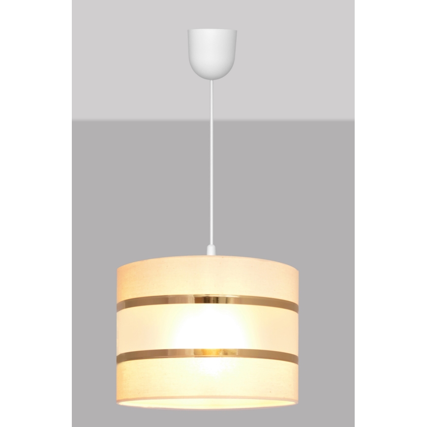 Suspension filaire HELEN 1xE27/15W/230V crème