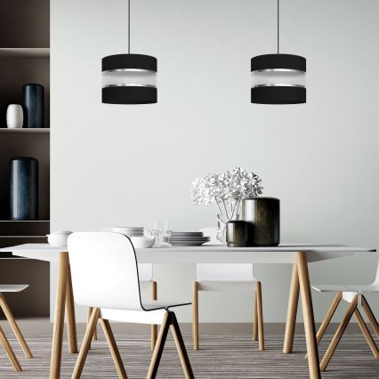 Suspension filaire HELEN 1xE27/15W/230V noire