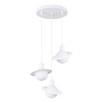 Suspension filaire HYPERION 3xG9/8W/230V blanc