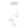 Suspension filaire HYPERION 3xG9/8W/230V blanc