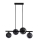 Suspension filaire KAMA 4xG9/28W/230V noir/fumé noir