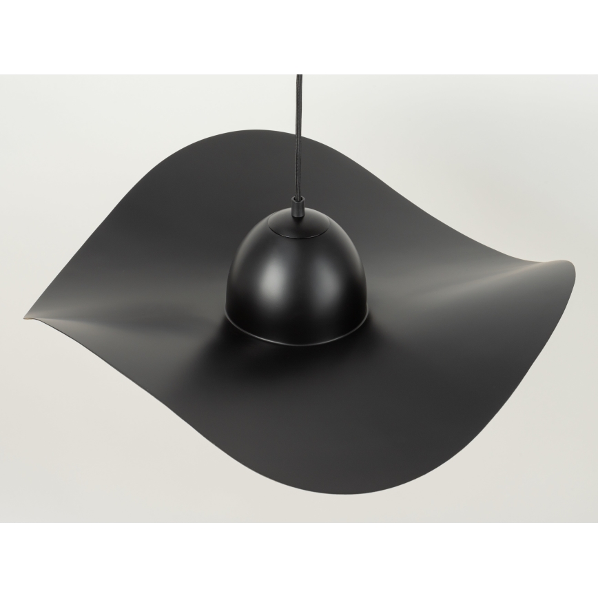 Suspension filaire KAPELLO 1xE27/60W/230V diam. 55 cm noir/doré