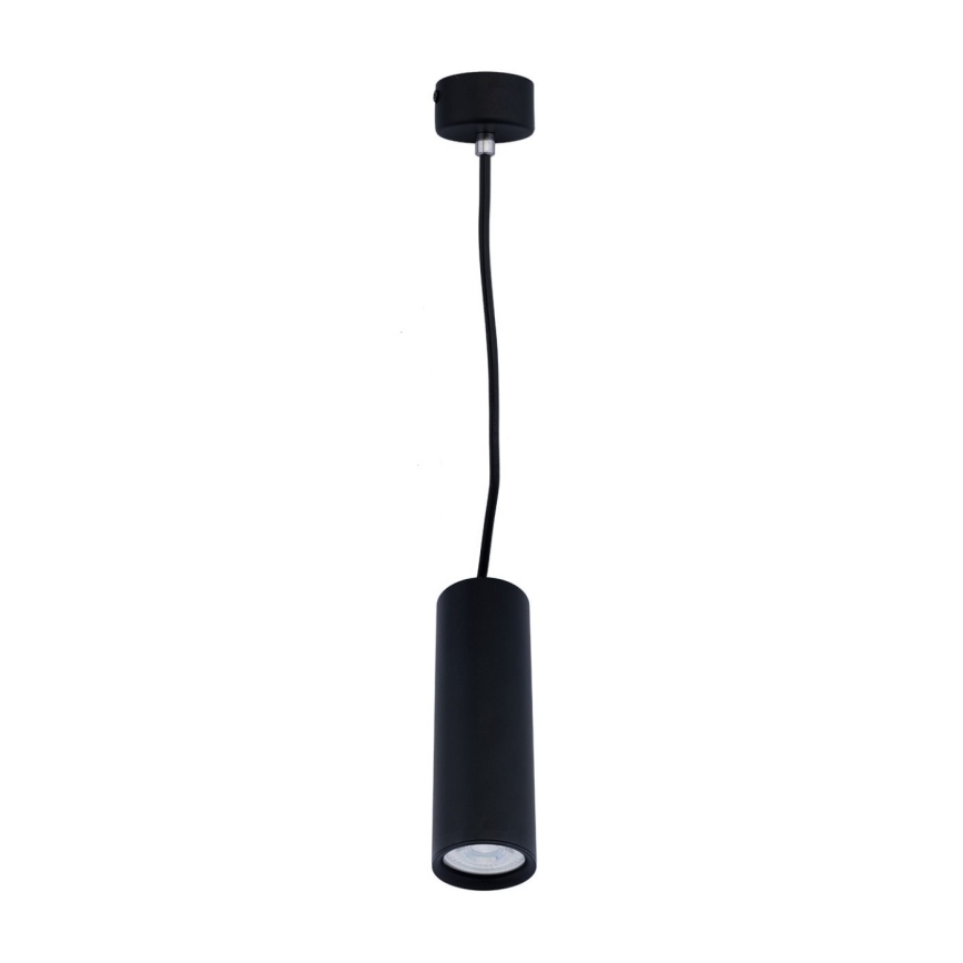 Suspension filaire KARADON 1xGU10/30W/230V 17 cm noir
