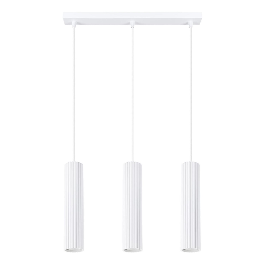 Suspension filaire KARBON 3xGU10/10W/230V blanc