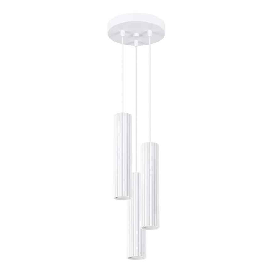 Suspension filaire KARBON 3xGU10/10W/230V blanc