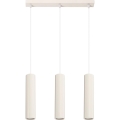 Suspension filaire KARBON 3xGU10/10W/230V crème