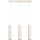 Suspension filaire KARBON 3xGU10/10W/230V crème