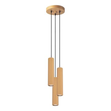 Suspension filaire KARBON 3xGU10/10W/230V doré