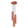 Suspension filaire KARBON 3xGU10/10W/230V rouge
