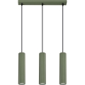 Suspension filaire KARBON 3xGU10/10W/230V vert