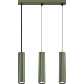 Suspension filaire KARBON 3xGU10/10W/230V vert