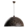 Suspension filaire KURE 1xE27/40W/230V d. 60 cm gris