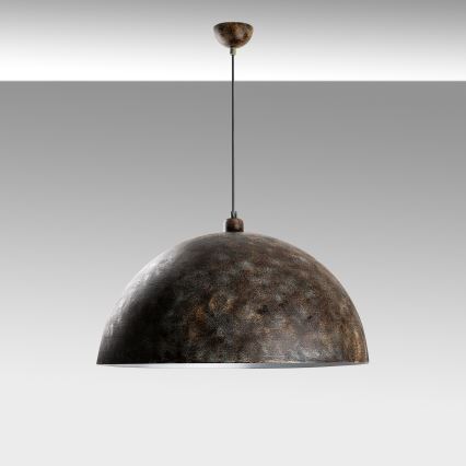 Suspension filaire KURE 1xE27/40W/230V d. 60 cm gris
