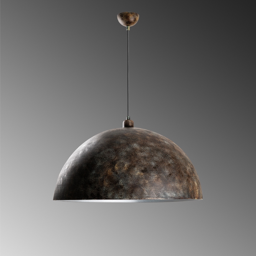 Suspension filaire KURE 1xE27/40W/230V d. 60 cm gris