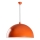 Suspension filaire KURE 1xE27/40W/230V orange