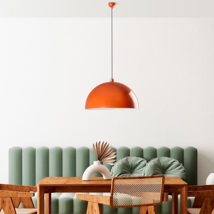 Suspension filaire KURE 1xE27/40W/230V orange