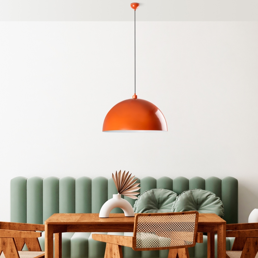 Suspension filaire KURE 1xE27/40W/230V orange