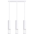 Suspension filaire LAMI 3xGU10/10W/230V blanc