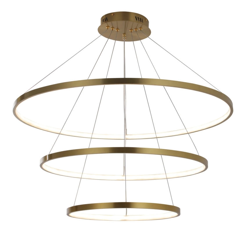 Suspension filaire LEA LED/60W/230V 4000K d. 80 cm doré