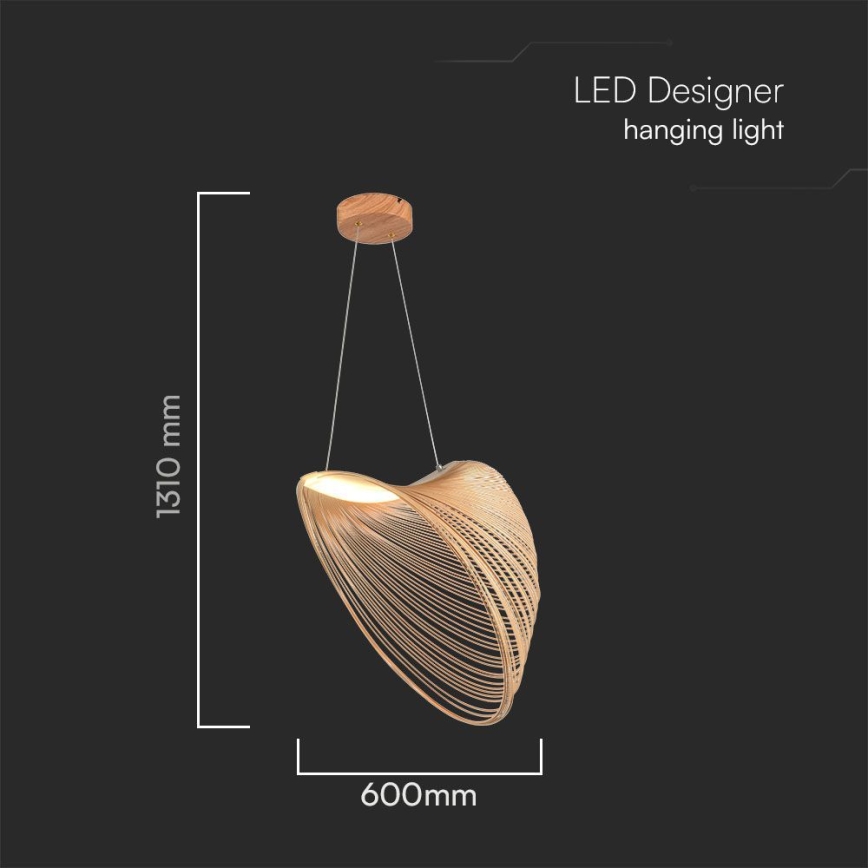 Suspension filaire LED/10W/230V 3000K beige