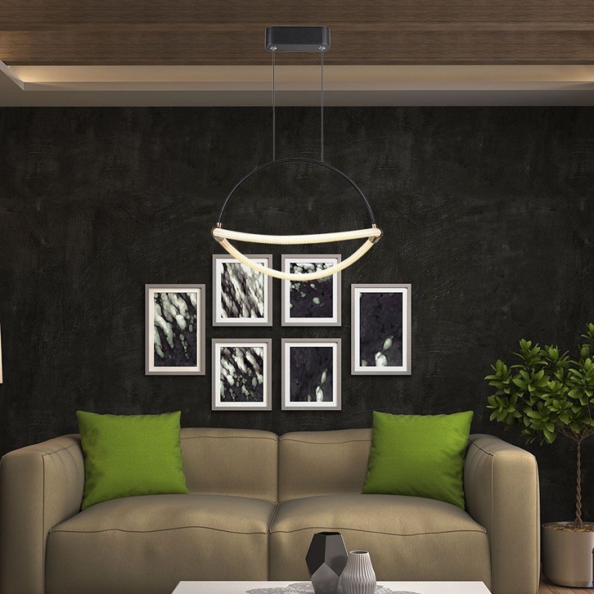 Suspension filaire LED/12W/230V 3000K d. 40 cm