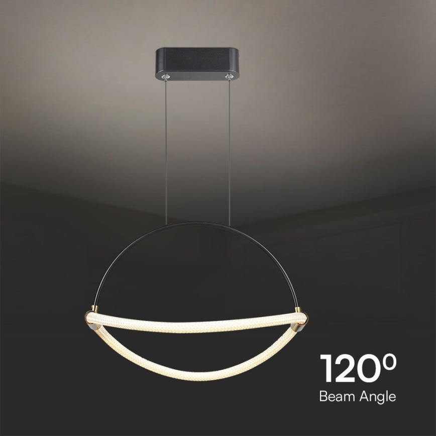 Suspension filaire LED/12W/230V 3000K d. 40 cm