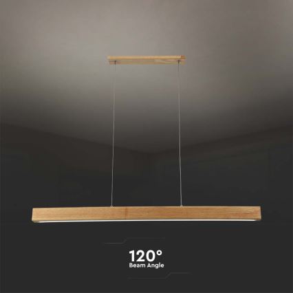 Suspension filaire LED/12W/230V 4000K marron
