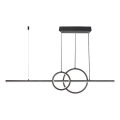 Suspension filaire LED/15W/230V 4000K 80 cm noir