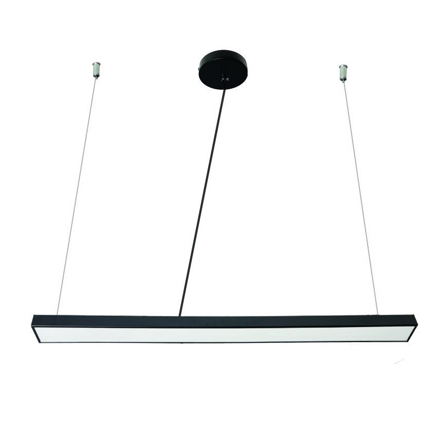 Suspension filaire LED/32W/230V 4000K d. 120 cm noir