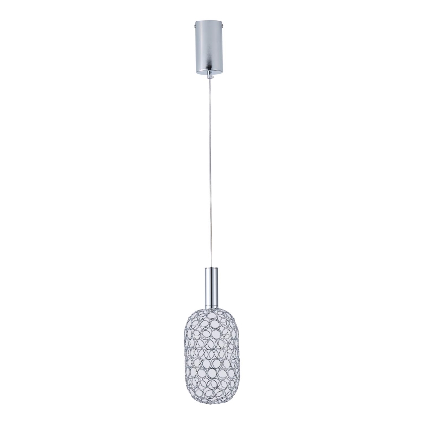 Suspension filaire LED/6,3W/230V 3000K chrome brillant d. 13 cm