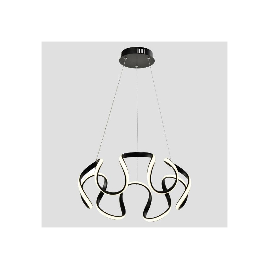 Suspension filaire LED/60W/230V 3000K noir