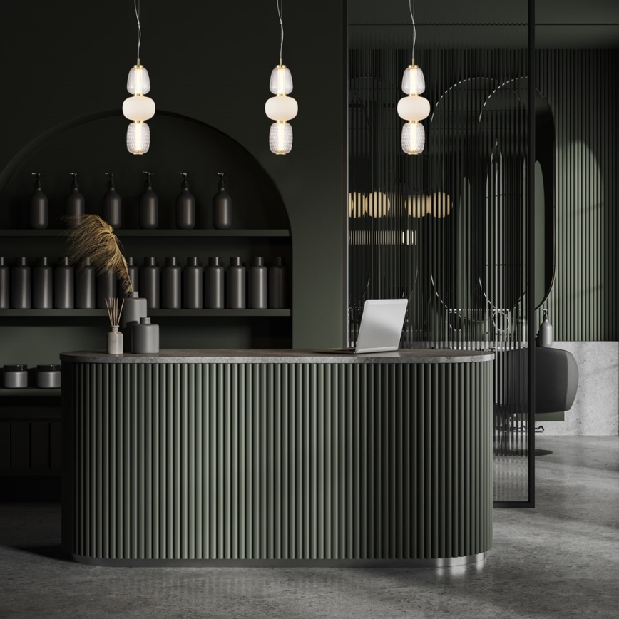 Suspension filaire LED CARO LED/28W/230V doré
