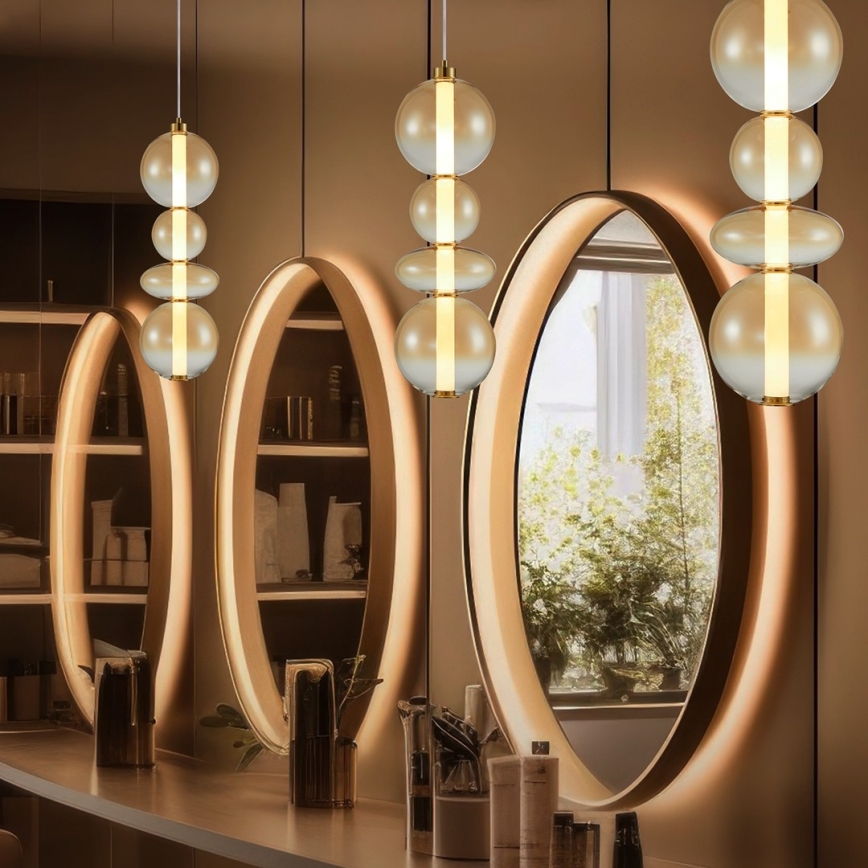 Suspension filaire LED DAPHNE LED/36W/230V doré